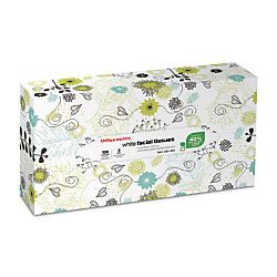 Highmark 100percent Recycled Unscented Facial Tissue White Box Of 100 Case Of 30 Boxes