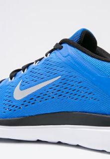 Nike Performance FLEX 2016 RUN   Lightweight running shoes   photo blue/metallic silver/black/white