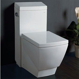 EAGO TB336 Toilet, One Piece Ultra Low Flush Eco Friendly Ceramic   White