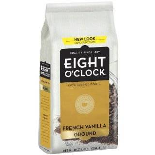 Eight OClock Coffee, French Vanilla Ground, 11 Ounce Bags (Pack of 4)