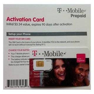 Mobile USA (Tmobile T Mobile) SIM Card and Prepaid Activation Kit