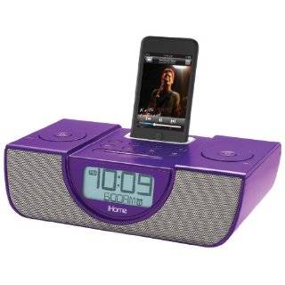  iHome iP42 Dual Alarm Clock Radio for iPod and iPhone (Gun 