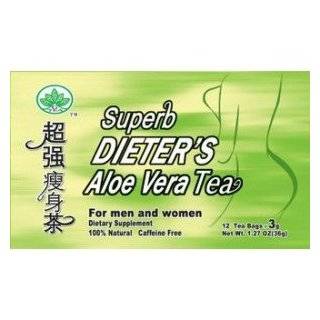  superb dieters aloe vera tea 60 tea bags 