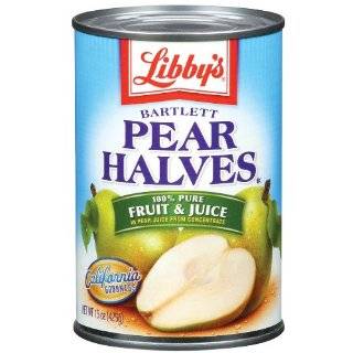Libbys Unpeeled Apricot Halves in Pear Juice From Concentrate, 15 
