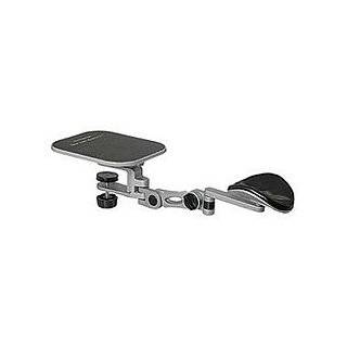  Desk Clamp Arm Rest with Mousepad Silver Electronics