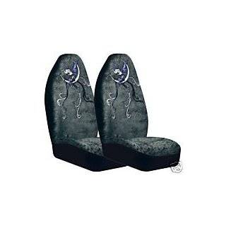  NEW NICE WOLF CAR TRUCK SUV SEAT COVER SET OF 2 Sports 
