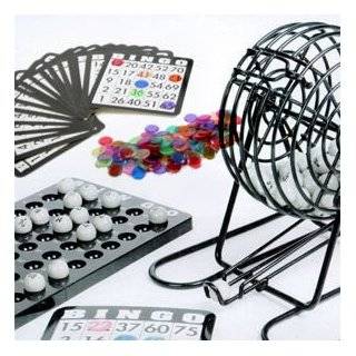  Deluxe Wire Cage Bingo Set Toys & Games