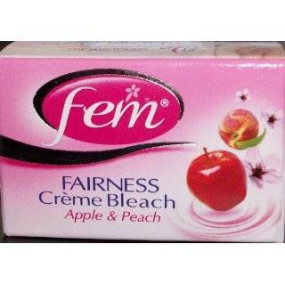 Fem Fairness Creme Bleach for Fair Skin Tones Apple & Peach 6.6g