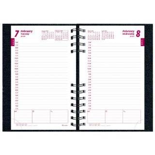 Brownline 2012 CoilPro Daily Planner, Black, 8 x 5 Inches (CB634C.BLK)