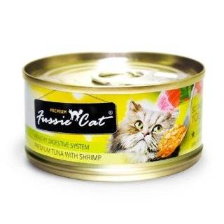 Fussie Cat Premium Tuna with Shrimp Canned Cat Food   24   2.82 oz 