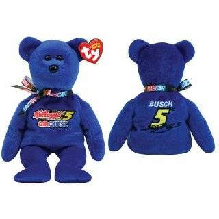 Ty NASCAR Beanie Baby Bear Kyle Busch #5