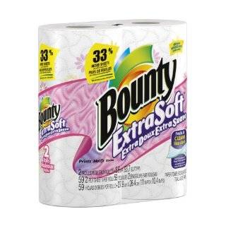 Bounty Extrasoft Prints Paper Towels, Big Rolls, 12 Count