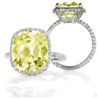   Cut Fancy Yellow 1.70 Center Diamond Engagement Ring in 18k