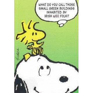  Greeting Cards   St Patricks Day   Peanuts   Lucy Charlie 