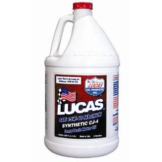 Lucas Oil 10299 PK4 Synthetic 15W 40 CJ 4 Truck Oil   1 Gallon