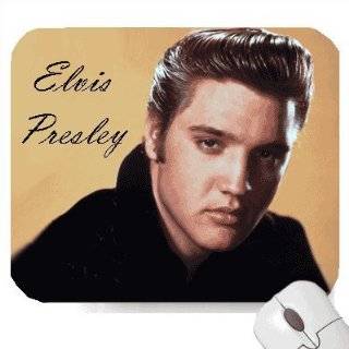 Elvis Presley Leather Jacket Singing Mouse Pad