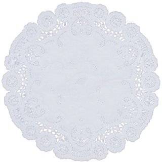  8 Square White Paper Doilies Arts, Crafts & Sewing