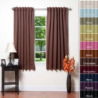   Back Tap Blackout Curtain 63L  1 Set BEIGE   BT