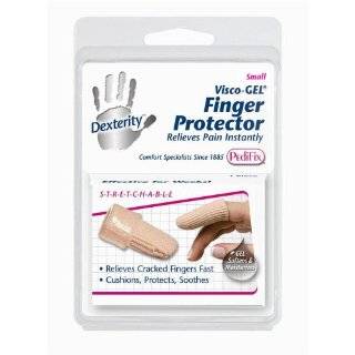  Gel Fabric Covered Finger Protector   XL
