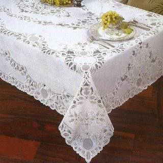 Tablecloth, Floral, Vinyl Printed 60x90 Inches Rectangular