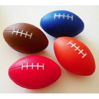 Dozen Colorful Foam Mini Footballs