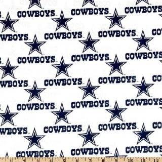  NFL Dallas Cowboys Polar Fleece Helmet Print Fabric  Per 