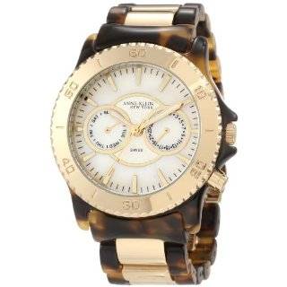 Anne Klein New York Womens 122024WMTO Multi Function and Gold Tone 