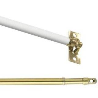  Swivel End Sash Rod 11   19 Gold Tone