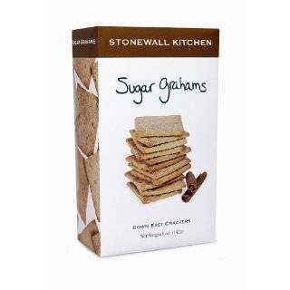 Stonewall Kitchen Sugar Graham Crackers, 5 Ounce Boxes (Pack of 3)