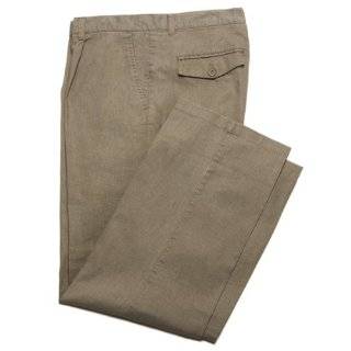 LCW, Linen and Cotton Casual Dress Pants, Single Pleat   Trousers For 