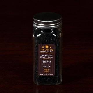 Hawaiian Black Lava Sea Salt Organic ( Coarse )   in Spice Bottle