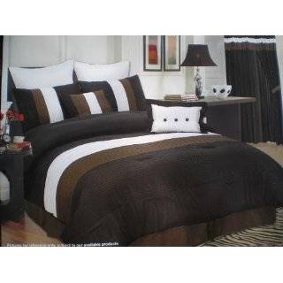  High Quality 8 Piece Faux Silk Comforter Set Bedding in a 