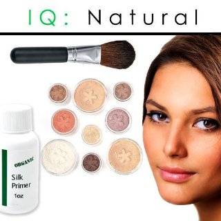 IQ Natural Large Pure Minerals Makeup Starter Set with Brush Tan Shade 
