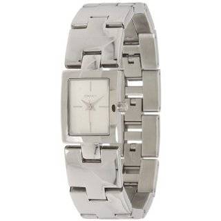 DKNY Steel Rectangle Bracelet Silver Dial Womens watch #NY8285