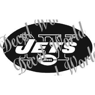 YORK NY JETS JET LOGO   6 WHITE   Vinyl Decal Sticker   NFL FOOTBALL 