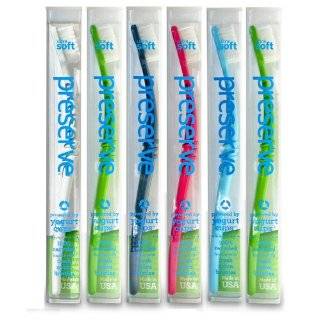 Preserve Toothbrushes, Ultra Soft Bristles, 6 Count Package