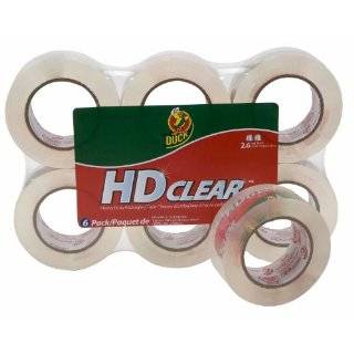 Duck Brand HD Clear High Performance Grade Packaging Tape, 1.88 x 109 