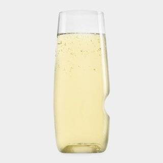   Flexible Shatterproof Stemless Champagne Flute Wine Glasses   8 Pack
