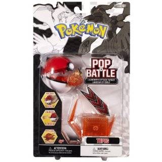 Pokemon Pop n Battle Launcher With Attack Target B&W Series #1 Tepig 