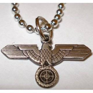 German Eagle SNIPER SCOPE Military Army Pendant Necklace w/ ball Chain