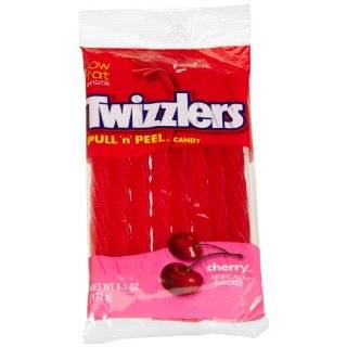 Twizzlers Pull n Peel Candy, Cherry, 4.2 Ounce Packages (Pack of 15 