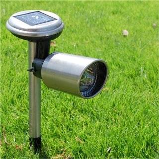 Solar Power, Outdoor Solar Landscape Path Lights, Stainless Steel Pack 