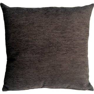 Pillow Decor   15x15 Royal Suede Silver Gray Decorative Throw Pillow 