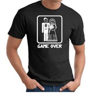 Game Over T shirt   Funny Marriage Tee Shirt   Black