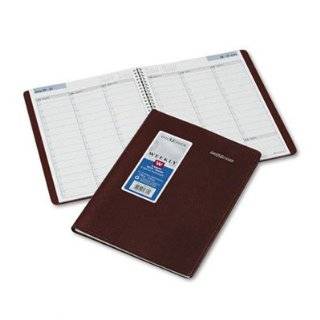 DayMinder Recycled Weekly Appointment Book, 8 x 11 Inches, Black, 2012 