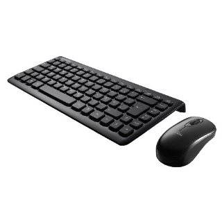 Perixx PERIDUO 707B PLUS, Wireless Mini Keyboard and Mouse   Black 